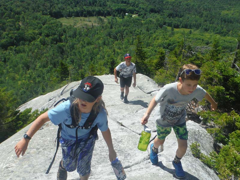 We encourage healthy lifestyle activities like hiking at Mud City Adventures. We don't take them up super-steep routes, or super-dangerous routes, but we definitely challenge kids to experience what they thought was previously unattainable.