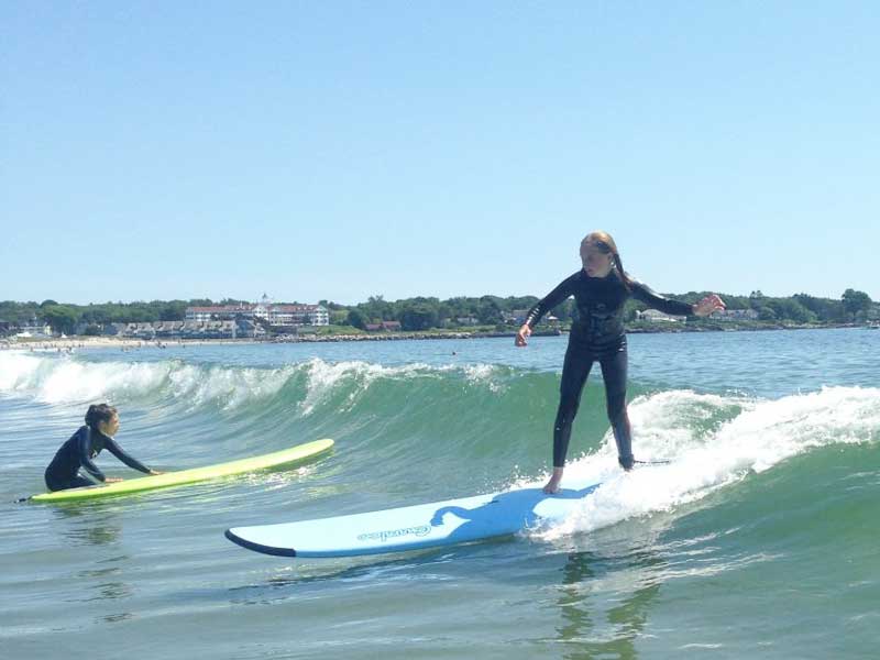 We head to the coast of Maine every summer for a few days of surfing in the sun and playing in the sand. Don't worry, there's plenty more to do after we finish surfing for the day!