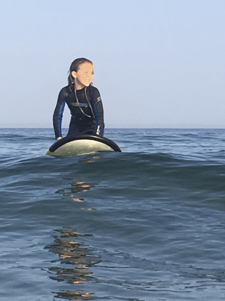 The pre-surf warm up and lesson is essential. We also give beach lessons before heading into the water for the first time.