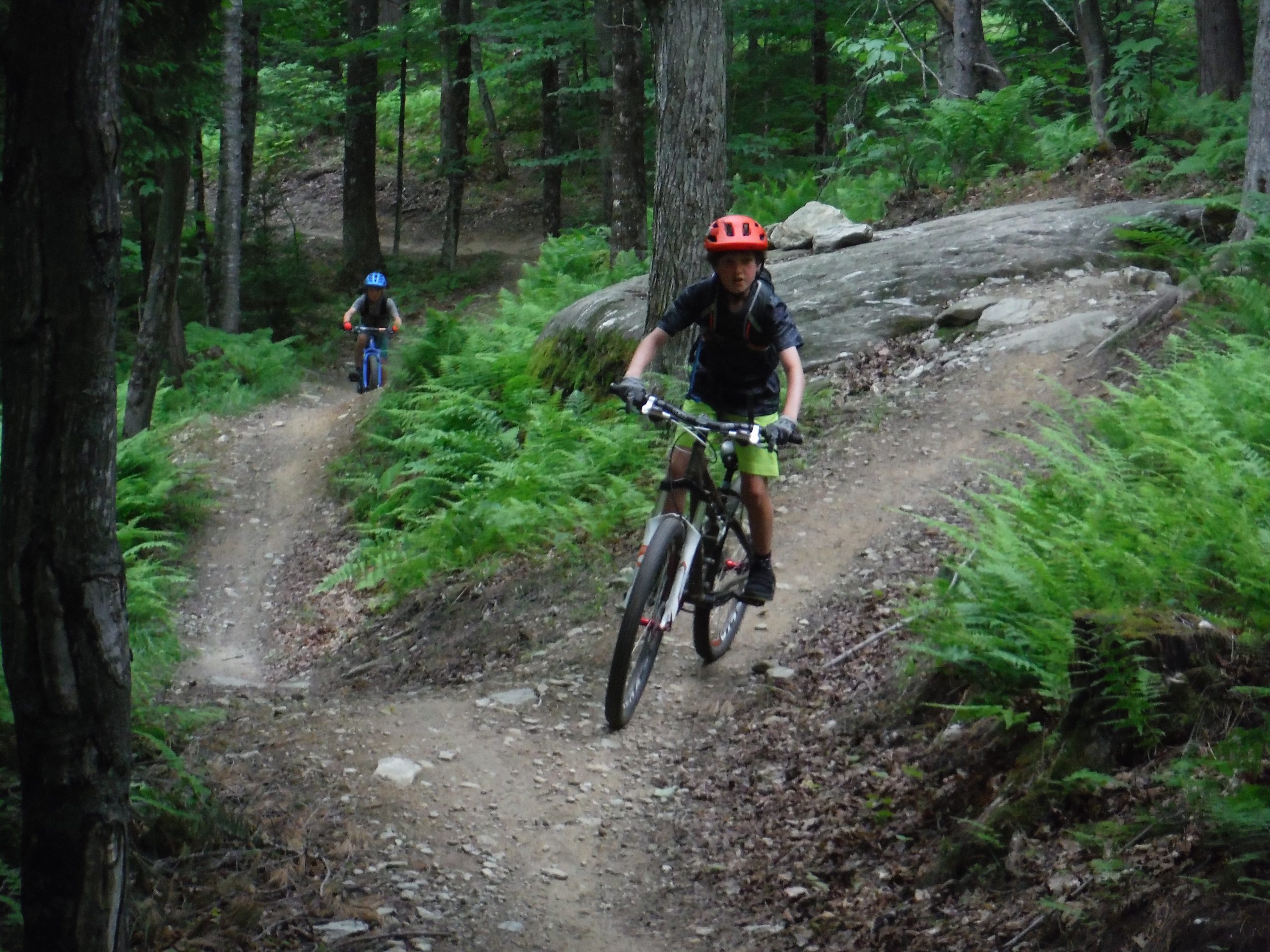 After taking a dip, we hop right back on our bikes to continue adventuring. Mud city offers all sorts of fun adventures for families and kids. Custom tours of the Stowe Vermont area too.